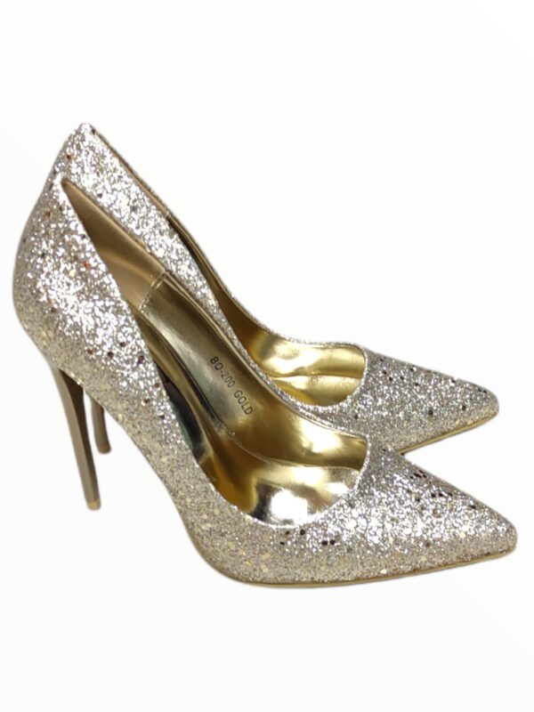 Golden Stiletto Heel
