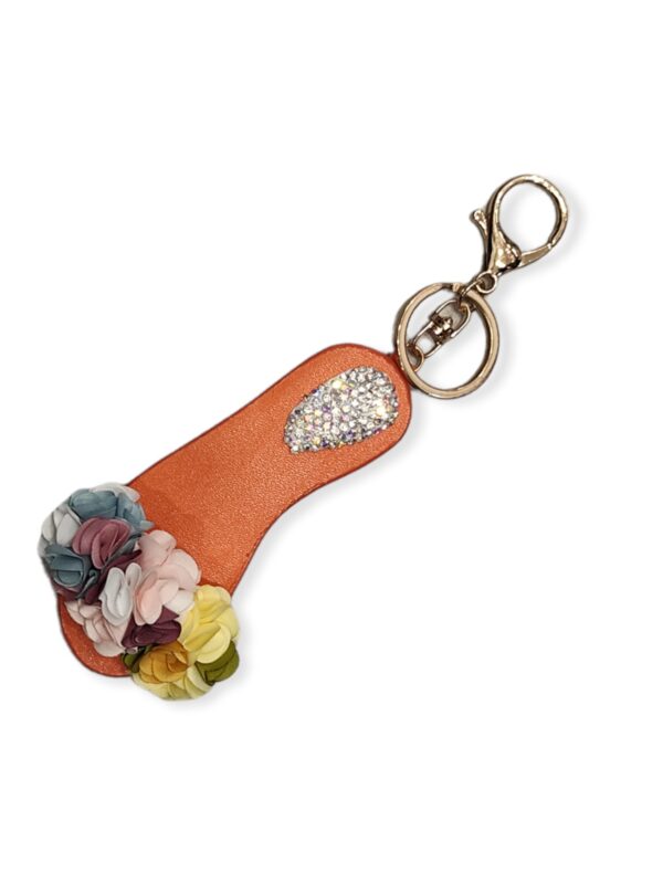 Tamba Floral Slipper Keychain