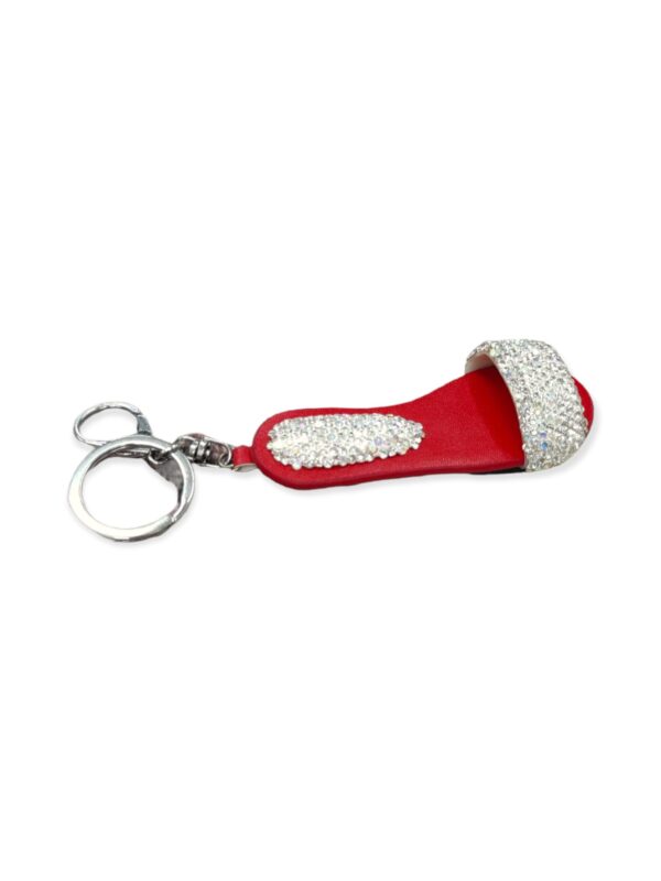 Keychain Slippers with Rhinestones